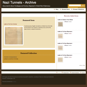 First, go to the archive home page: http://nazitunnels.org/archive/